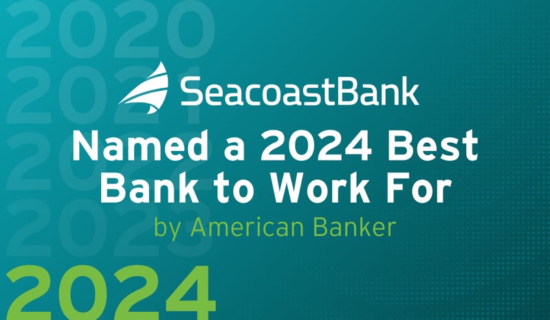 Seacoast Named Among American Banker’s Best Banks to Work For in 2024